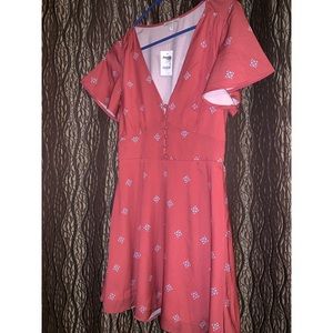 Charlotte Russe sleeve skater dress